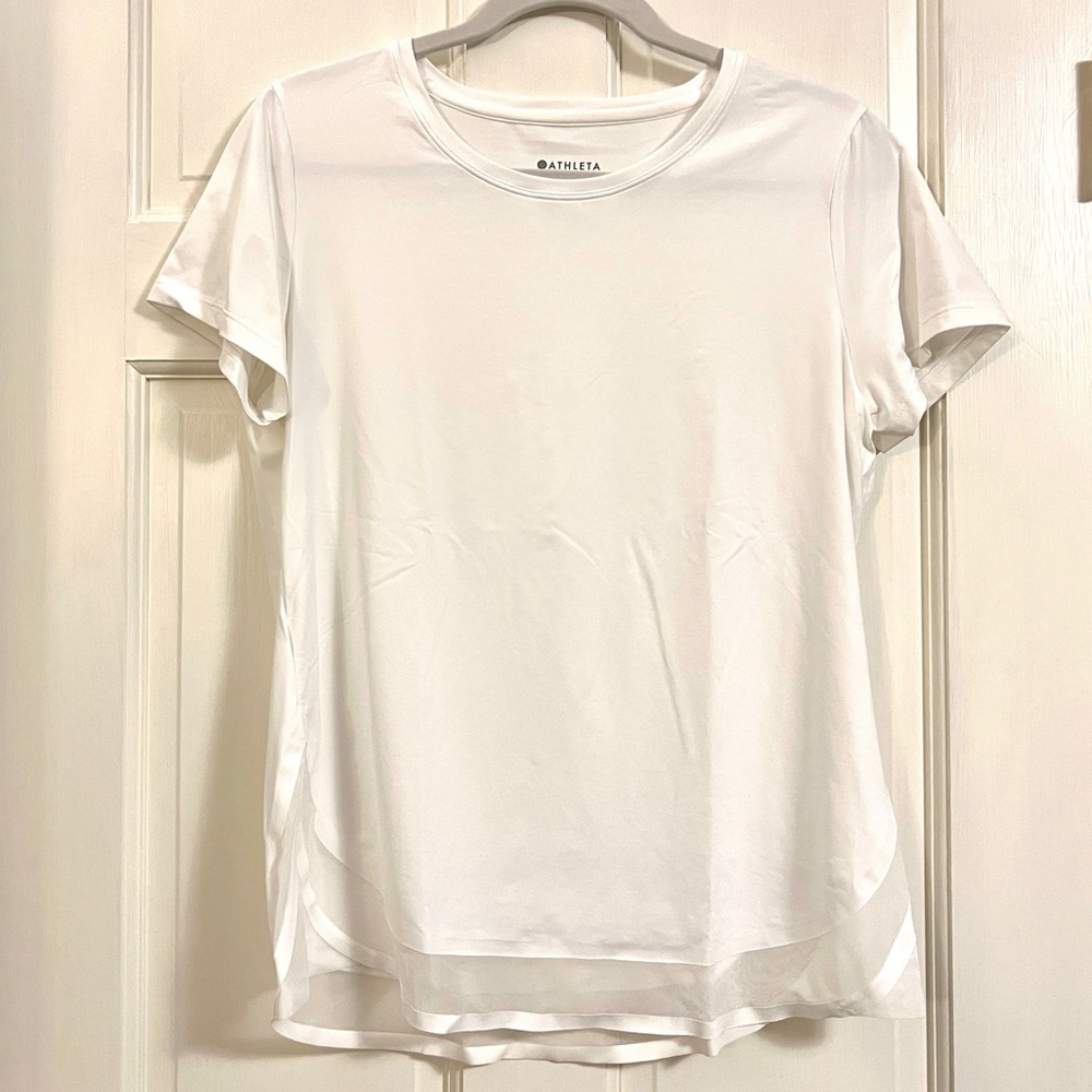 Athleta - Cooling work out top - White - Size M